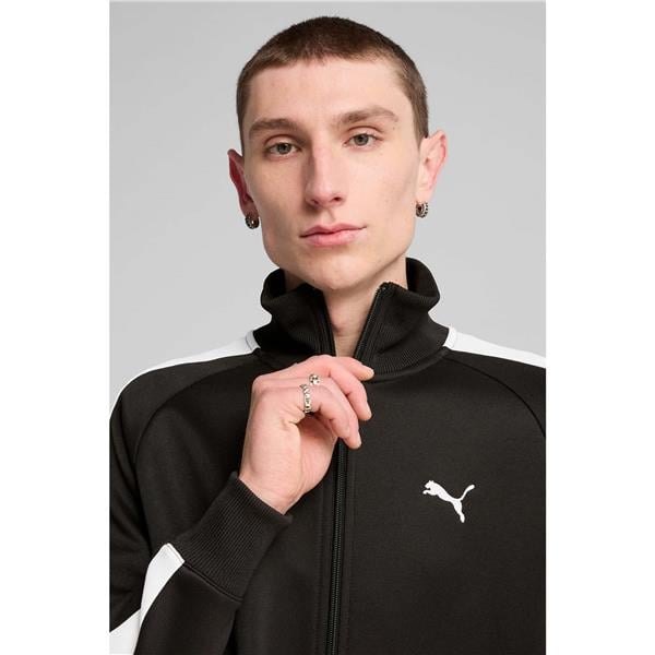 Puma 629587-01 T7 Always On Track Jacket Puma Black Erkek Dık Yaka Fermuarlı Sweatshırt