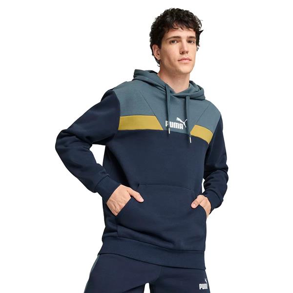 Puma 681731-14 Puma Power Colorblock Hoodıe Club Navy Erkek Sweatshırt