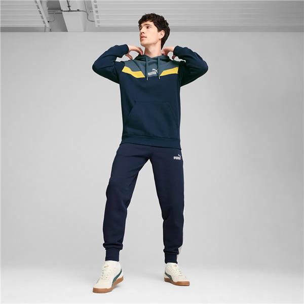 Puma 681731-14 Puma Power Colorblock Hoodıe Club Navy Erkek Sweatshırt