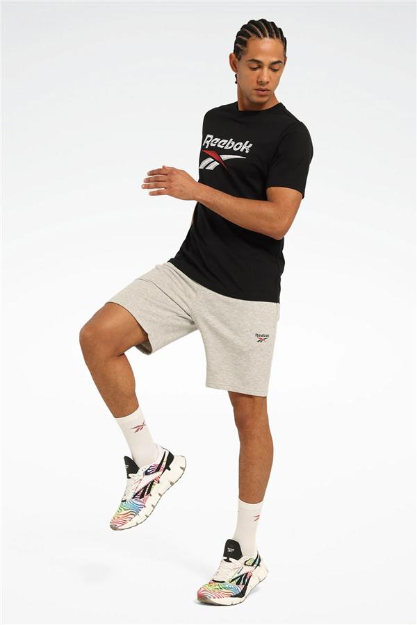 Reebok A10205575608010 5M New Id Reg Tee Sıyah Erkek Kısa Kollu T-Shırt