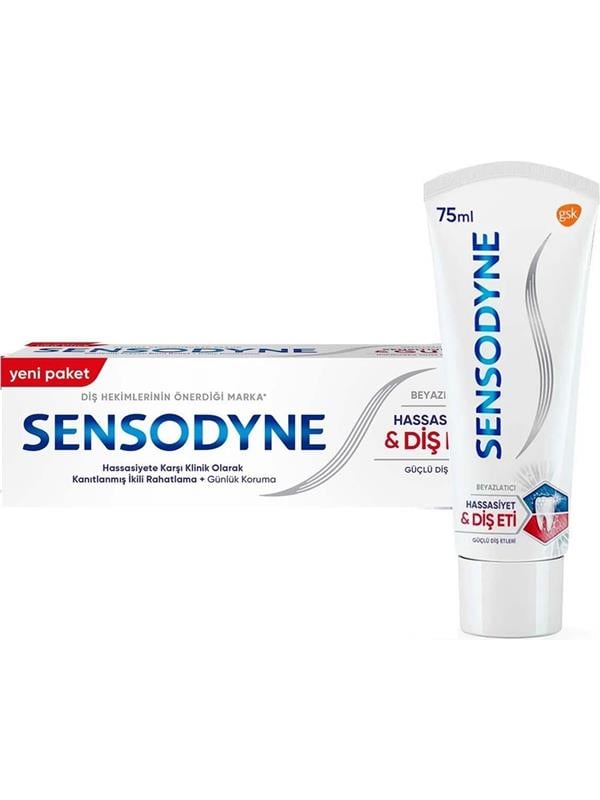 Sensodyne 75 Ml Hassasıyet&Diş Eti Beyazlatıcı