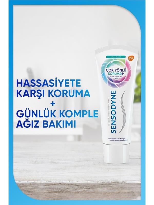 SENSODYNE 75ML COK YONLU KORUMA BEYAZLATICI
