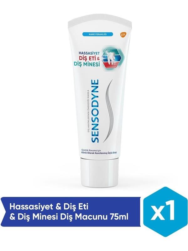 SENSODYNE 75ML HASSASİYET DIS ETI DIS MINESI BAKIM