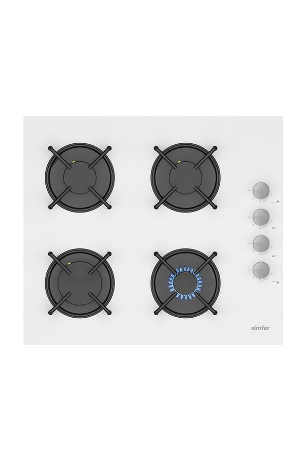 SIMFER 3507 4G 60 CM BEYAZ CAM ANK. OCAK