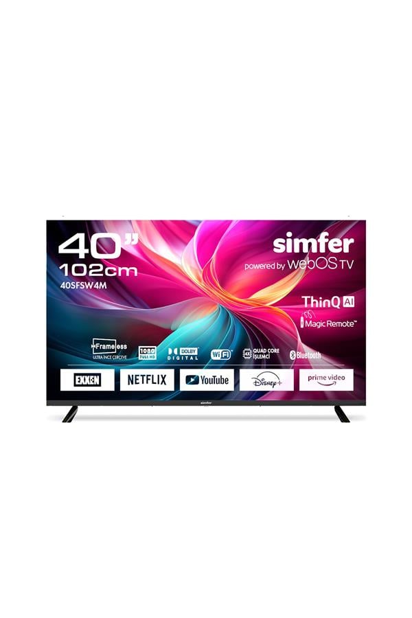 Simfer 40SFSW4M 102 Ekran Webos LED FHD Televizyon