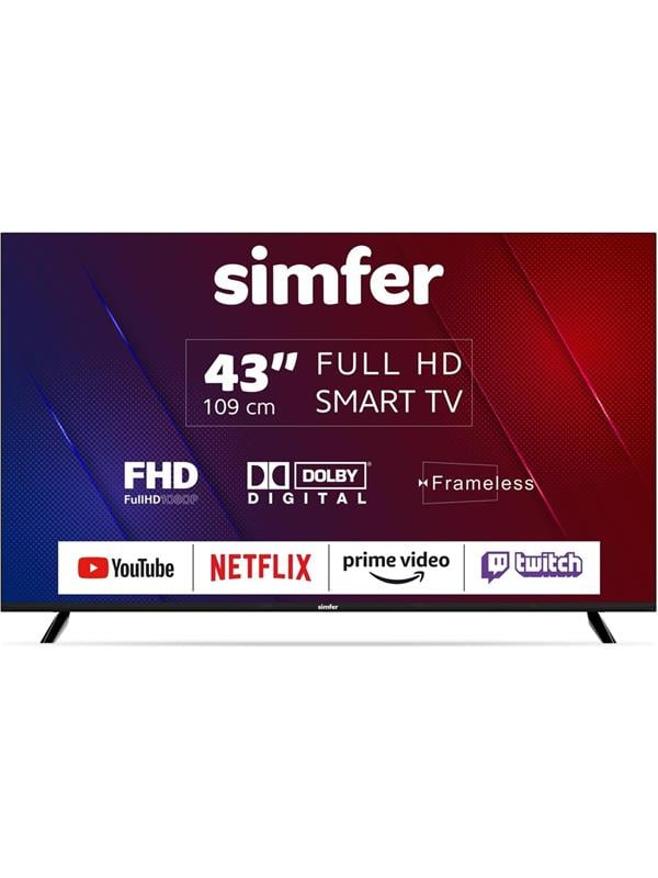 Simfer 43SFSA4B 109 Ekran Android LED FHD Televizyon