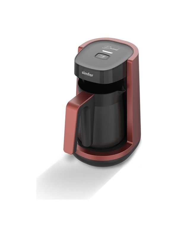 Simfer SK-5702 Otomatik Türk Kahve Makinesi Damak Tekli Kırmızı