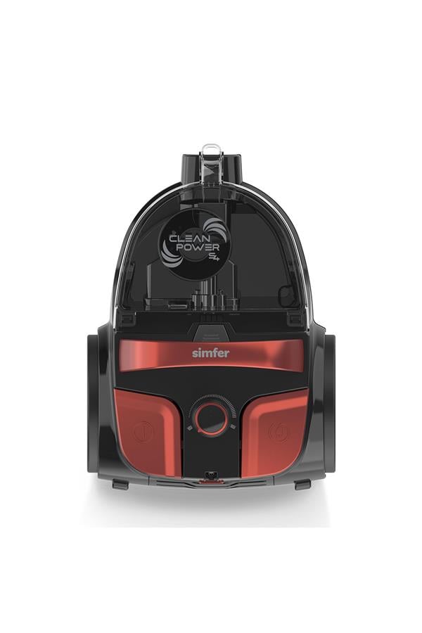Simfer SK-6302 Toz Torbasız Elektrikli Süpürge Clean Power S4 Kırmızı