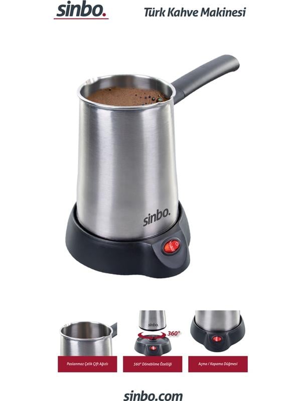 SINBO SCM-2958 KAHVE MAKINESI CEZVE
