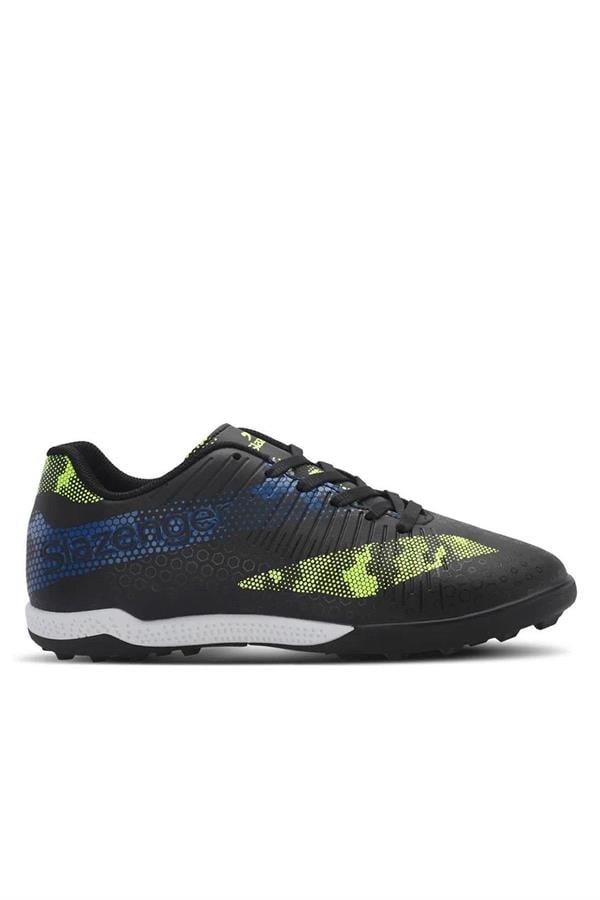 Slazenger Cyprus Hs. G Sıyah / Yesıl Garson Futbol Ayakkabısı
