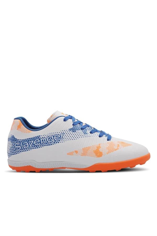 Slazenger Cyprus Hs. M Beyaz / Saks Mavı Mrd Futbol Ayakkabısı