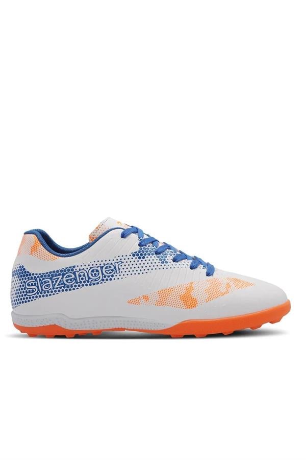 Slazenger Cyprus Hs. G Beyaz / Saks Mavı Garson Futbol Ayakkabısı