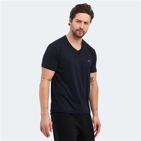 Slazenger Katrıına Lacıvert Erkek T-Shırt
