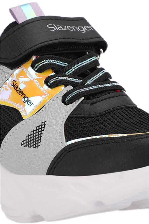 Slazenger Nelson F Siyah / Mor Filet Kız Çocuk Gunluk Ayakkabı
