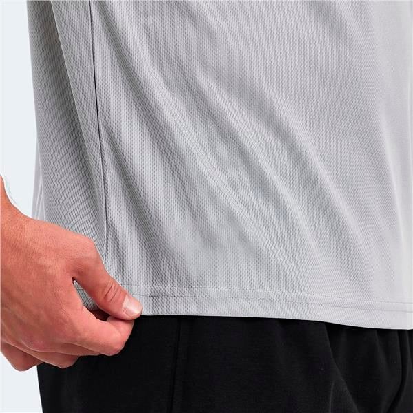 Slazenger Omar Ktn. Acık Grı Erkek Bısıklet Yaka T-Shırt