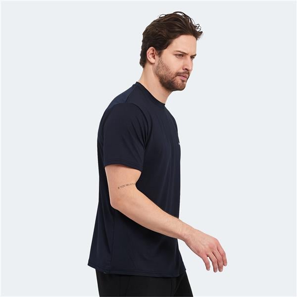 Slazenger Oswın Ktn Lacıvert Erkek T-Shırt