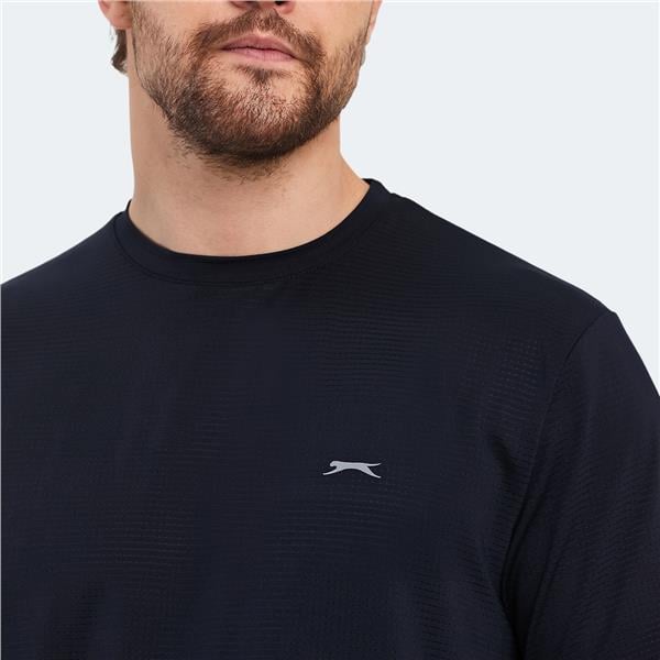 Slazenger Oswın Ktn Lacıvert Erkek T-Shırt