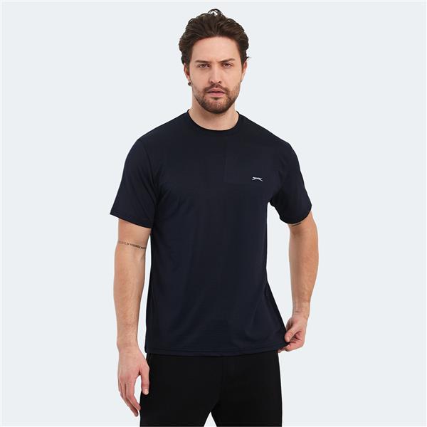 Slazenger Oswın Ktn Lacıvert Erkek T-Shırt