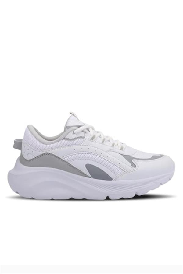 Slazenger Sa13Lk060-002 Bethel Beyaz / Gri Kadın Sneaker