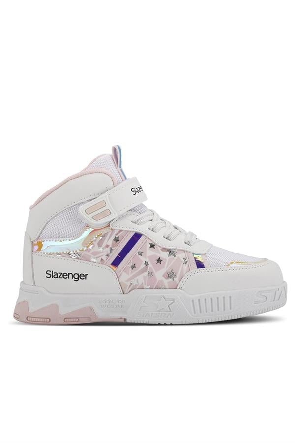 Slazenger Sa14Lf057K-061 Nurnberg F Beyaz / Pembe Filet Çocuk Gunluk Ayakkabı