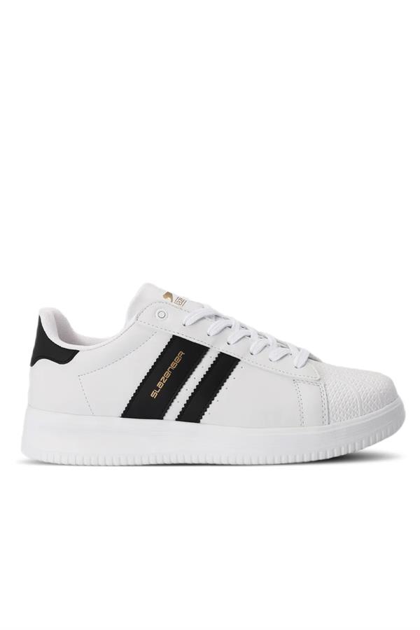 Slazenger Sa23Le050-005 Zeno M Beyaz / Siyah Erkek Sneaker