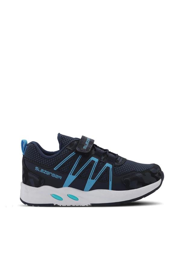 Slazenger Sa23Lf070-400X Lacivert Kamuflaj Filet Erkek Çocuk Elips F Spor Ayakkabı