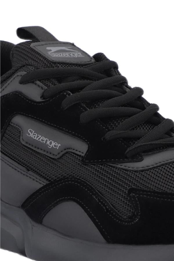 Slazenger Sa23Re048-596 Option Siyah / Siyah Erkek Koşu Ayakkabısı