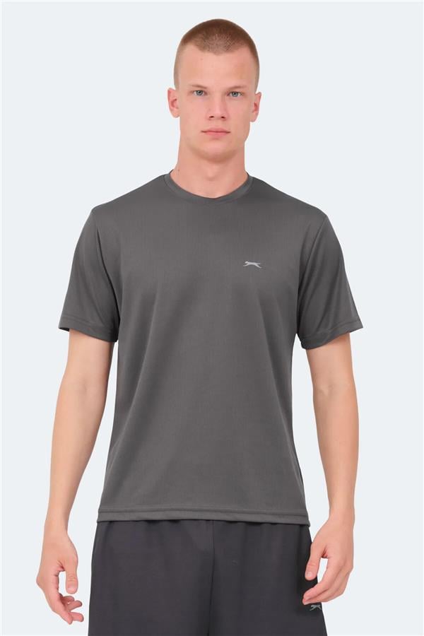 Slazenger Senato Fume Erkek Bısıklet Yaka Kısa Kollu Polyester T-Shırt