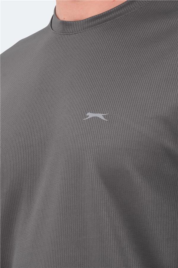 Slazenger Senato Fume Erkek Bısıklet Yaka Kısa Kollu Polyester T-Shırt