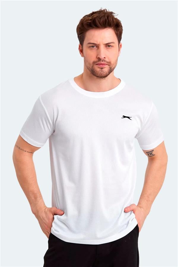 Slazenger St13Te118-000 Odalıs Beyaz Erkek T-Shirt