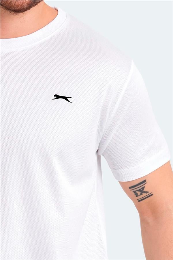 Slazenger St13Te118-000 Odalıs Beyaz Erkek T-Shirt
