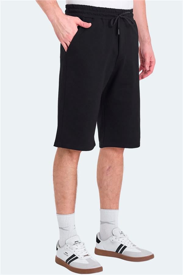 Slazenger St15Se021-500 Kalev Sıyah Erkek Sort