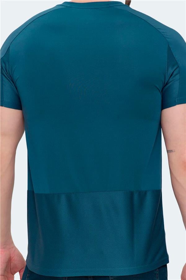 Slazenger Vıshal Ktn Petrol Erkek T-Shırt
