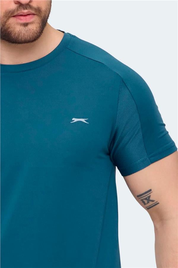 Slazenger Vıshal Ktn Petrol Erkek T-Shırt