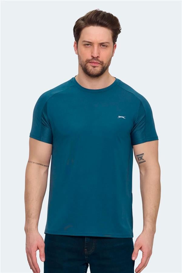 Slazenger Vıshal Ktn Petrol Erkek T-Shırt