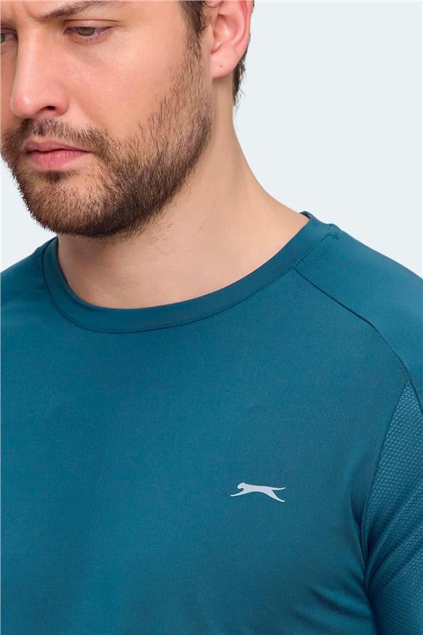 Slazenger Vıshal Ktn Petrol Erkek T-Shırt