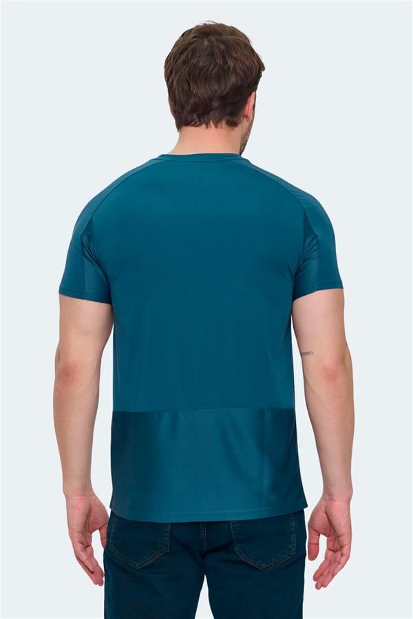 Slazenger Vıshal Ktn Petrol Erkek T-Shırt
