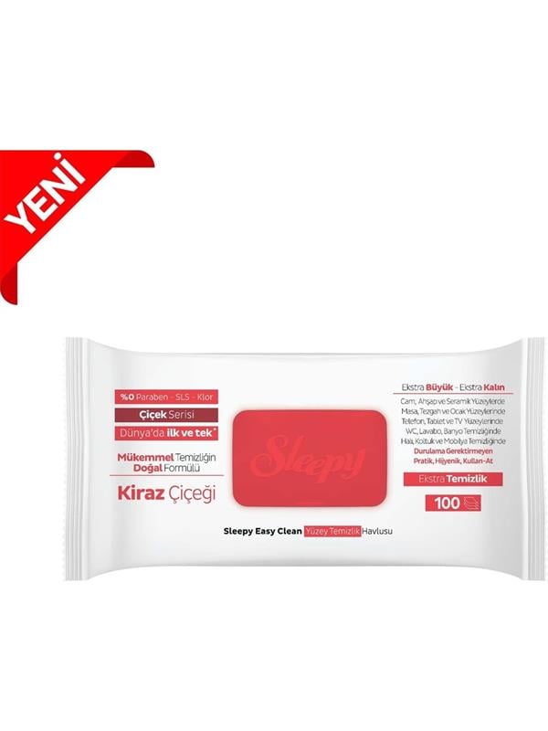 SLEEPY 100LU EXTRA BUYUK YUZEY TEMIZLIK HAVLUSU  K
