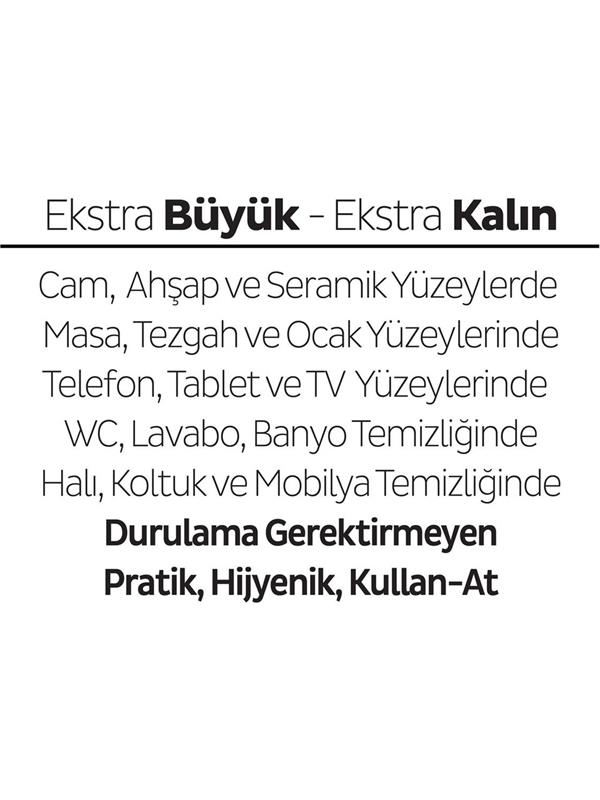 SLEEPY 100LU EXTRA BUYUK YUZEY TEMIZLIK HAVLUSU  K
