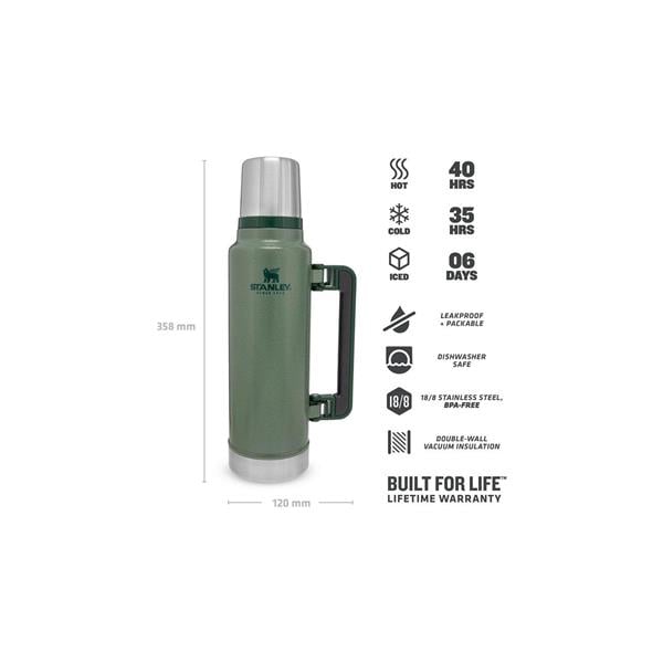Stanley The Legendary Classıc Bottle 1.4L / 1.5Qt Hammertone Green