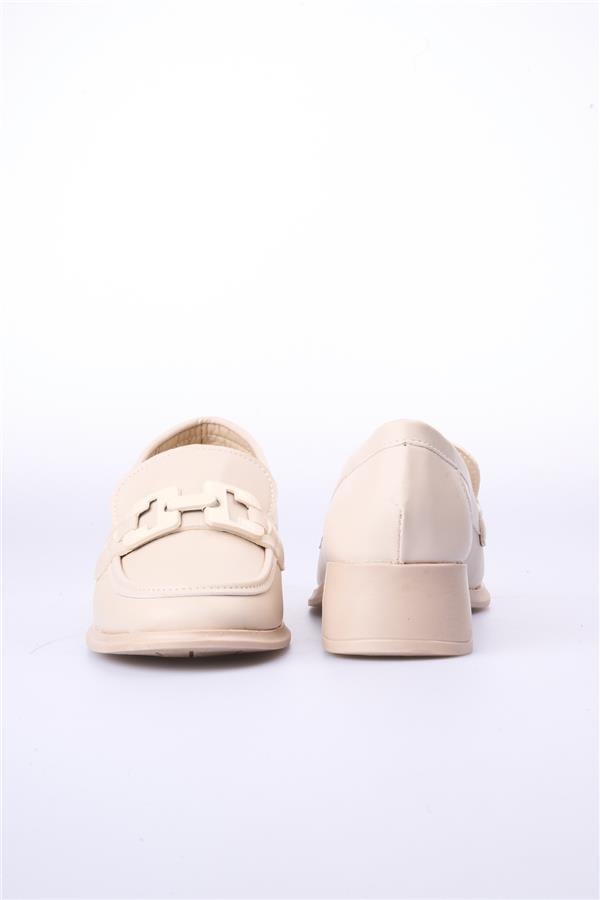 Swell Soft 01-5551 Bej Kadın Loafer Ayakkabı