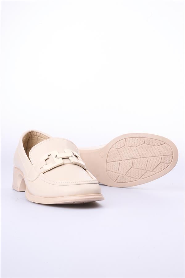 Swell Soft 01-5551 Bej Kadın Loafer Ayakkabı