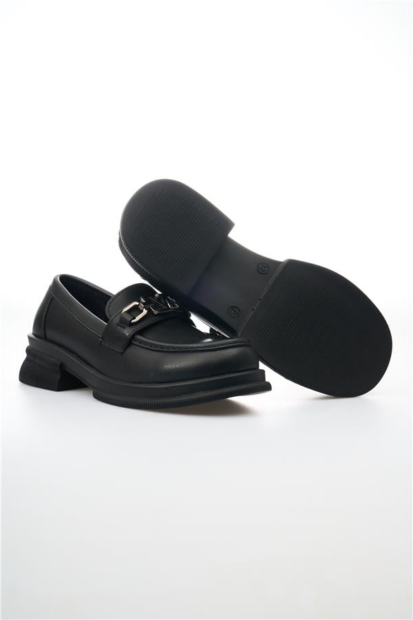 Swell Soft 02 200 Siyah Kadın Loafer Ayakkabı