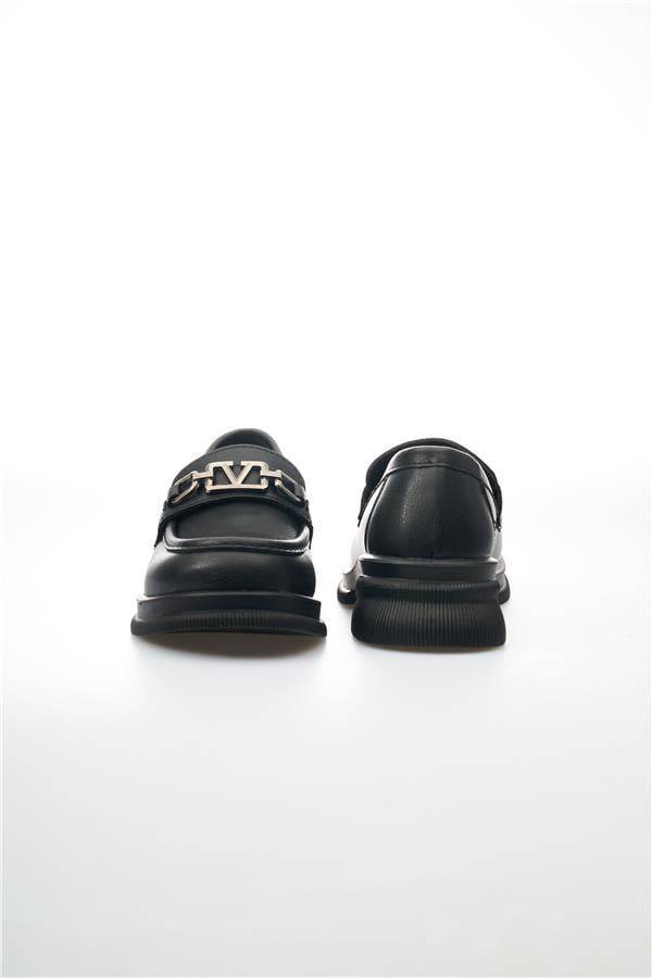Swell Soft 02 200 Siyah Kadın Loafer Ayakkabı