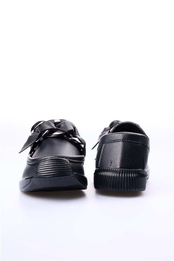 Swell Soft 02-57 Siyah Kadın Loafer Ayakkabı