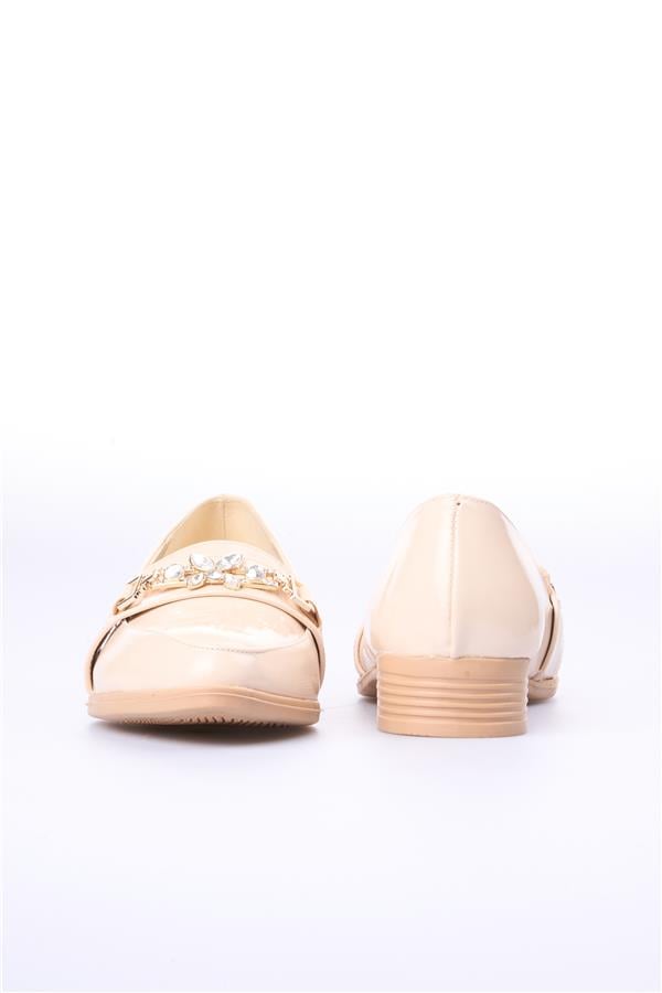 Swell Soft 06-1001 Bej Kadın Loafer Ayakkabı