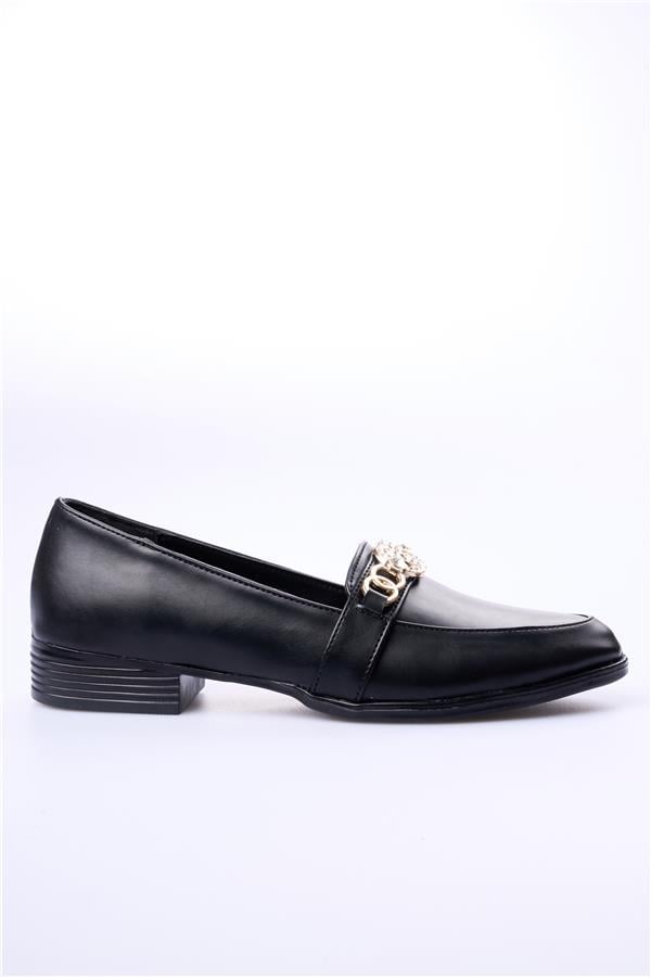 Swell Soft 06-1025 Siyah Kadın Loafer Ayakkabı