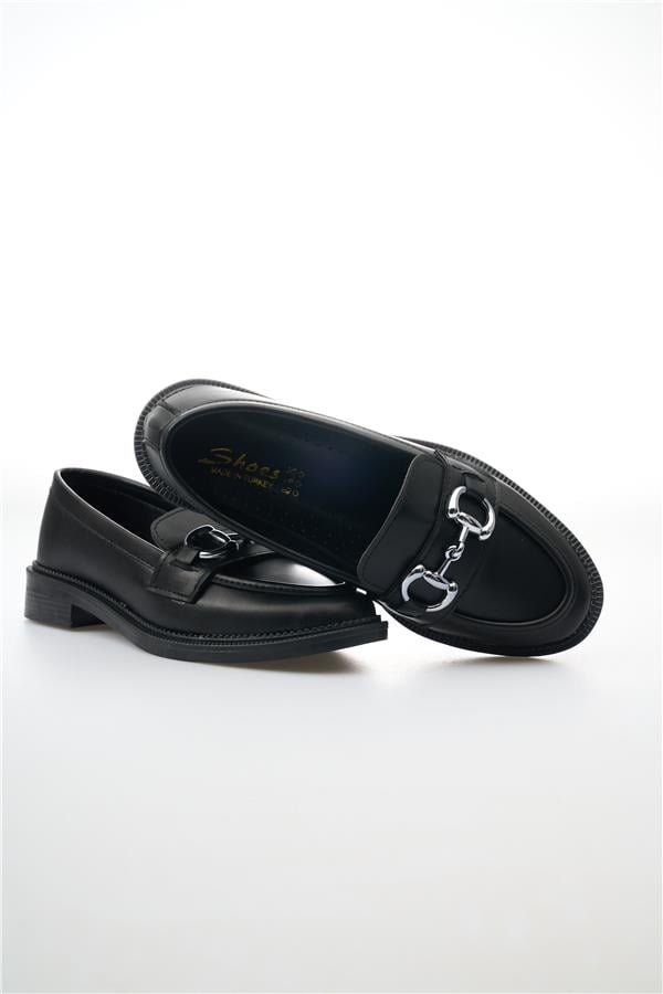 Swell Soft 18 102 Siyah Kadın Loafer Ayakkabı