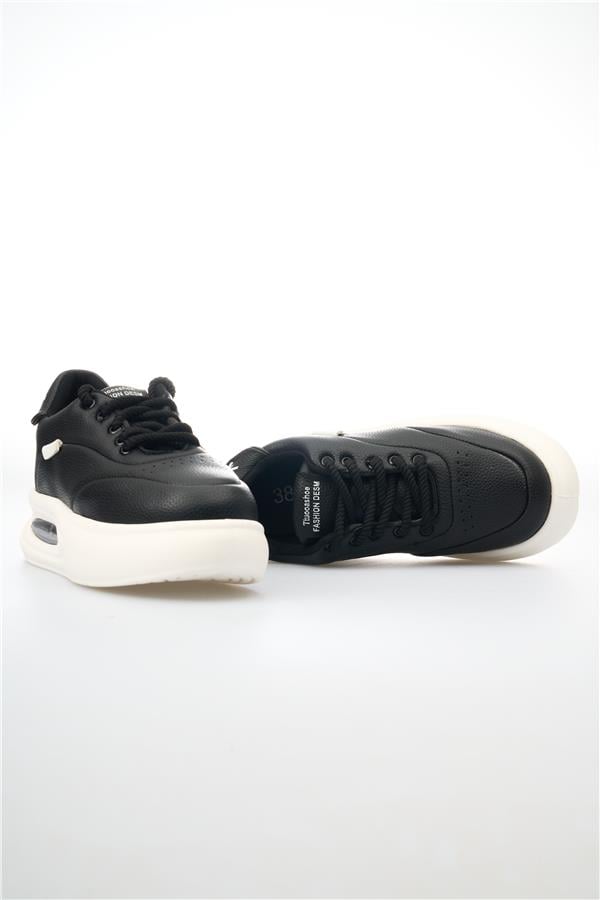 Swell Soft 30 5500 Siyah Beyaz Taban Kadın Casual Ayakkabı