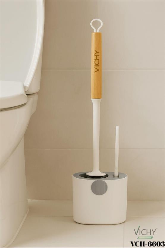 2li Tuvalet Fırçası - Wc Klozet Fırçası ve Çok Amaçlı Banyo Temizlik Fırçası VCH-6603